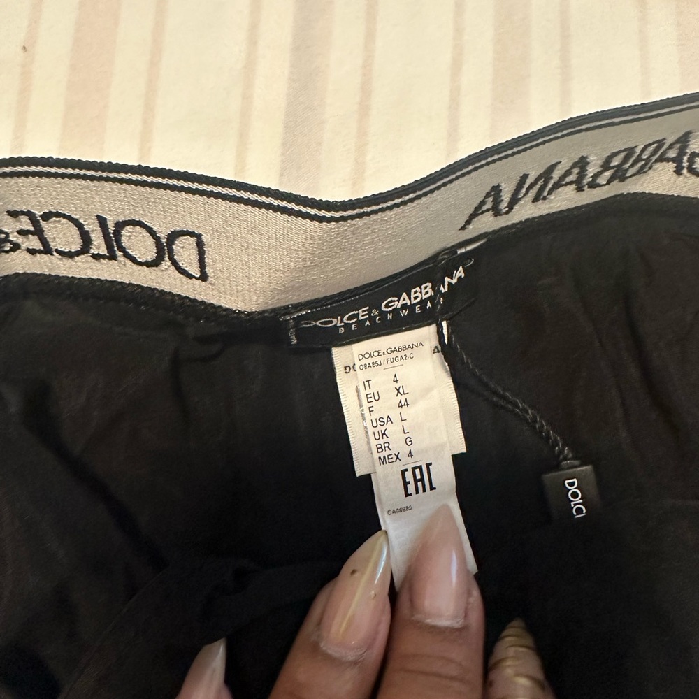 Dolce & GABBANA Logo Tie Swimsuit NWT - Picture 4 of 10